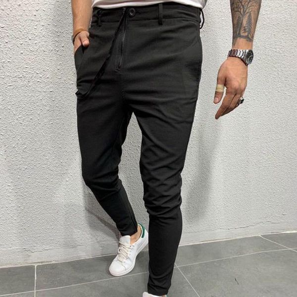 men's tattered fabric leisure jogging leggings european and american men's leisure full length pencil pants1, Black
men's tattered fabric leisure jogging leggings european and american men's leisure full length pencil pants1, Black
