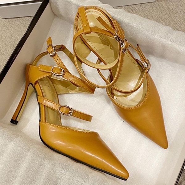 2021 summer designer women 9cm extreme high heels prom sandals pencil heels shallow outdoor sandals trending brown lady shoes, Black
2021 summer designer women 9cm extreme high heels prom sandals pencil heels shallow outdoor sandals trending brown lady shoes, Black