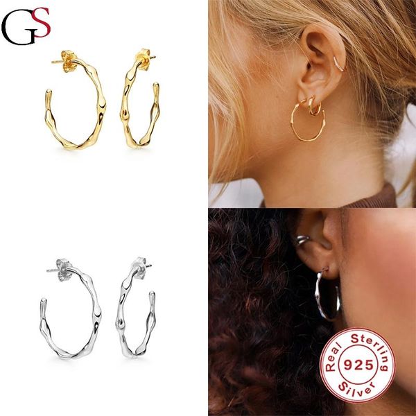 stud gs boucle oreille femme 2021 bamboo c-shaped earrings for women 925 sterling silver pendientes support drop, Golden;silver
stud gs boucle oreille femme 2021 bamboo c-shaped earrings for women 925 sterling silver pendientes support drop, Golden;silver
