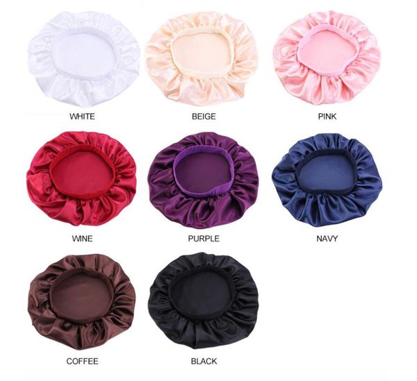 new home fashion women satin night sleep cap shower cap hair bonnet hat silk head cover wide adjustable elastic band
new home fashion women satin night sleep cap shower cap hair bonnet hat silk head cover wide adjustable elastic band
