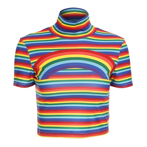 2021 new rainbow streak summer goal pretty cotton stripe t-shirt with miss colorida stripper short occasional t material fi86, White
2021 new rainbow streak summer goal pretty cotton stripe t-shirt with miss colorida stripper short occasional t material fi86, White