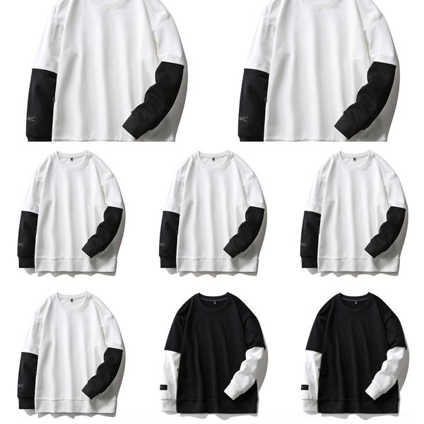 jvsmv men's sweater color matching spring pullover loose t-shirt and trendy thin cotton hooded pullover round neck autumn autumn long s, Black
jvsmv men's sweater color matching spring pullover loose t-shirt and trendy thin cotton hooded pullover round neck autumn autumn long s, Black