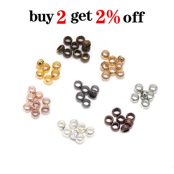 500pcs/lot gold copper ball crimp end beads dia 2 2.5 3 mm ser spacer beads for diy jewelry making findings jlllda, Silver
500pcs/lot gold copper ball crimp end beads dia 2 2.5 3 mm ser spacer beads for diy jewelry making findings jlllda, Silver