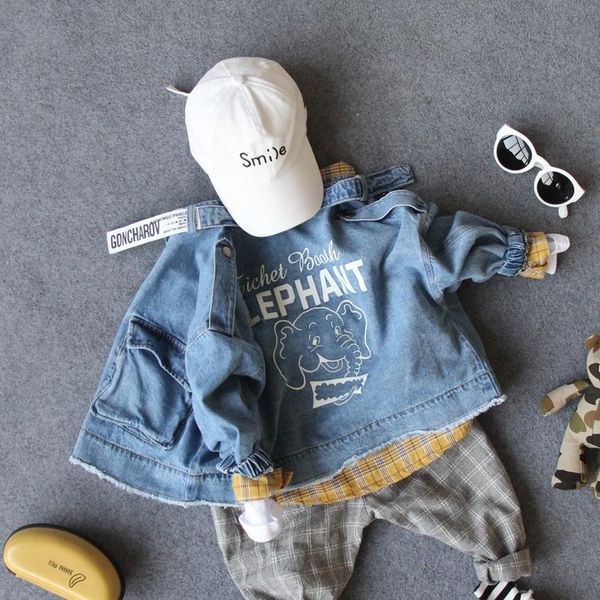90-130cm height new 2020 spring boys cartoon letter denim jacket boys spring autumn clothing, Blue;gray
90-130cm height new 2020 spring boys cartoon letter denim jacket boys spring autumn clothing, Blue;gray