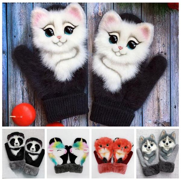 winter gloves featured animals cat dog panda design cute warm outdoor mittens hairy kid women mittens gloves ljjp781, Blue;gray
winter gloves featured animals cat dog panda design cute warm outdoor mittens hairy kid women mittens gloves ljjp781, Blue;gray