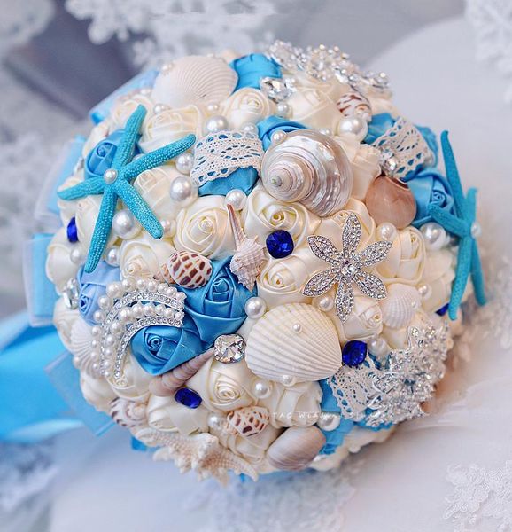 decorative flowers & wreaths marine style romantic blue and white wedding bouquet bridal holding bouquets beaded brooch starfish shell for b
decorative flowers & wreaths marine style romantic blue and white wedding bouquet bridal holding bouquets beaded brooch starfish shell for b