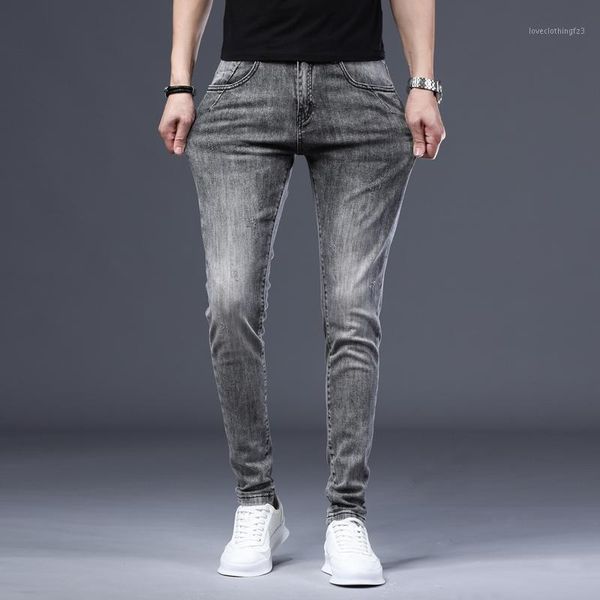 men's jeans skinny fit men gray stretch spring and autumn leisure denim pants full length trousers large size 38 jean homme brand1, Blue
men's jeans skinny fit men gray stretch spring and autumn leisure denim pants full length trousers large size 38 jean homme brand1, Blue