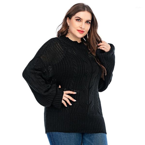 plus size women sweater 2020 solid black sweaters winter fall loose o-neck knitted pullovers female jumpers wear style w0311, White;black
plus size women sweater 2020 solid black sweaters winter fall loose o-neck knitted pullovers female jumpers wear style w0311, White;black