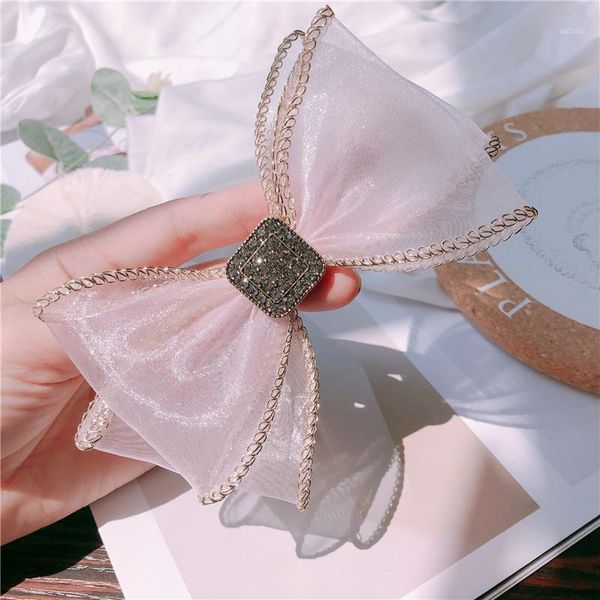 korean chiffon bow hair pins hair clips crystal rhinestone hairpin duckbill clip luxulry jewelry accessories for women1, Golden;silver
korean chiffon bow hair pins hair clips crystal rhinestone hairpin duckbill clip luxulry jewelry accessories for women1, Golden;silver