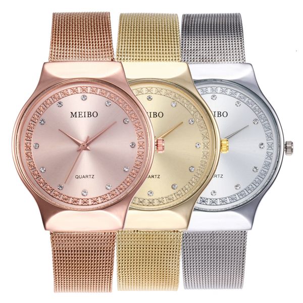 fashion stainless steel mesh watch women luxury rhinestone quartz watch ladies casual dress watch simple style clock gifts, Slivery;brown
fashion stainless steel mesh watch women luxury rhinestone quartz watch ladies casual dress watch simple style clock gifts, Slivery;brown