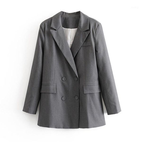 women elegant stylish office lady double breasted blazers coat pocket notched collar long sleeve outerwear chaqueta mujer1, White;black
women elegant stylish office lady double breasted blazers coat pocket notched collar long sleeve outerwear chaqueta mujer1, White;black