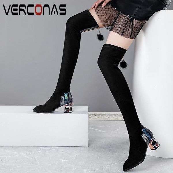 verconas fashion over-the-knee boots for women autumn winter crystal heels shoes woman new fringe stretch boots tight high1, Black
verconas fashion over-the-knee boots for women autumn winter crystal heels shoes woman new fringe stretch boots tight high1, Black