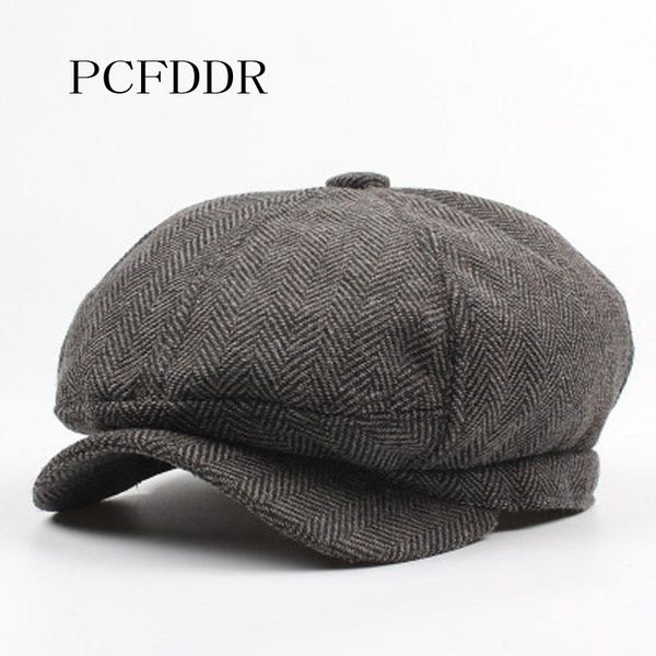 berets pcfddr brand quality plaid wool beret hats for men bonnets autumn father sboy hat., Blue;gray
berets pcfddr brand quality plaid wool beret hats for men bonnets autumn father sboy hat., Blue;gray