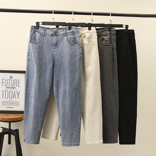 new plus size jeans women denim casual 4xl slim cowboy harem nine points pants solid fashion trousers female clothing 20201, Blue
new plus size jeans women denim casual 4xl slim cowboy harem nine points pants solid fashion trousers female clothing 20201, Blue