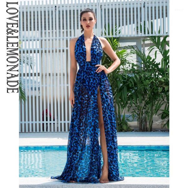love&lemonade blue v-neck open back cut out leopard chiffon long dress lm810491, Black;gray
love&lemonade blue v-neck open back cut out leopard chiffon long dress lm810491, Black;gray