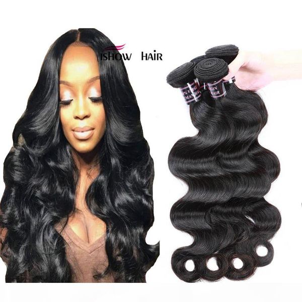mink ishow human hair bundles pcs brazilian body wave hair weft wholesale peruvian malaysian hair extensions, Black
mink ishow human hair bundles pcs brazilian body wave hair weft wholesale peruvian malaysian hair extensions, Black