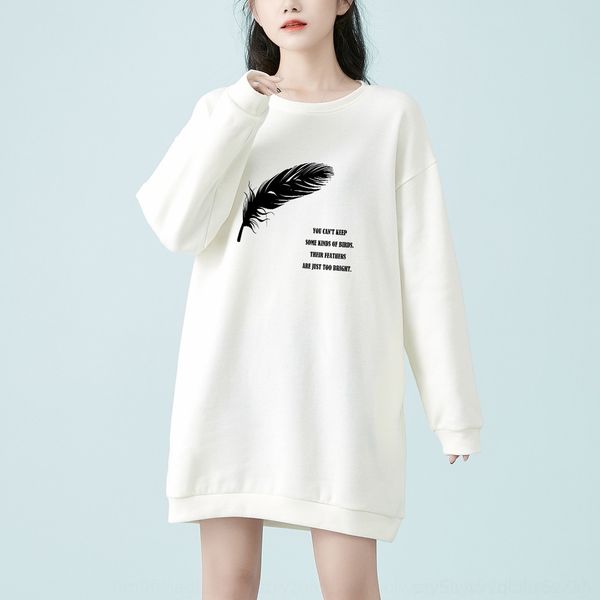 1q3n2 2020 new round neck mid-length sweater korean style sweater long sleeve women's loose spring autumn thin student and dzffq, Black
1q3n2 2020 new round neck mid-length sweater korean style sweater long sleeve women's loose spring autumn thin student and dzffq, Black