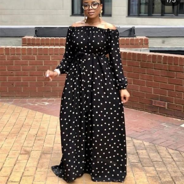 african women dress slash neck long sleeve dot dresses vestidos with sashes drop shipping good quality, Black;gray
african women dress slash neck long sleeve dot dresses vestidos with sashes drop shipping good quality, Black;gray