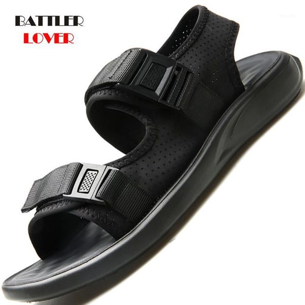 men sandals leather summer beach shoes men's sandal soft bottom male roman comfortable outdoor sneakers big size1, Black
men sandals leather summer beach shoes men's sandal soft bottom male roman comfortable outdoor sneakers big size1, Black