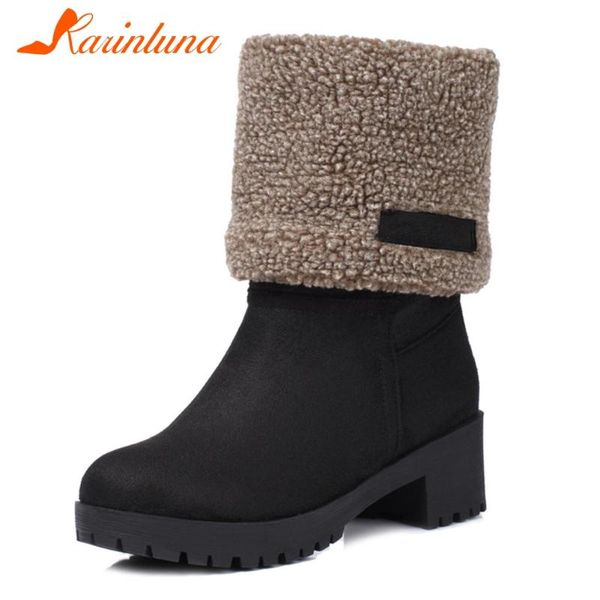 boots dropship karin 2021 arrival shoes woman casual winter short plush keep warm round toe square thick heels ankle, Black
boots dropship karin 2021 arrival shoes woman casual winter short plush keep warm round toe square thick heels ankle, Black