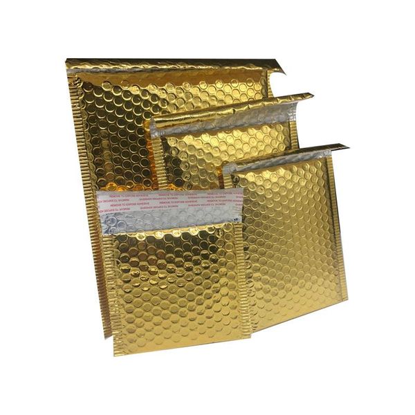 10pcs gold foil plastic padded bubble envelopes bags mailers envelope with bubble mailing bag business wedding gift supplies
10pcs gold foil plastic padded bubble envelopes bags mailers envelope with bubble mailing bag business wedding gift supplies