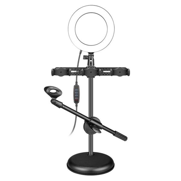 selfie ring light led ring light with tripod stand & 3xcell phone holder for live stream/youtube video/pgraphy
selfie ring light led ring light with tripod stand & 3xcell phone holder for live stream/youtube video/pgraphy