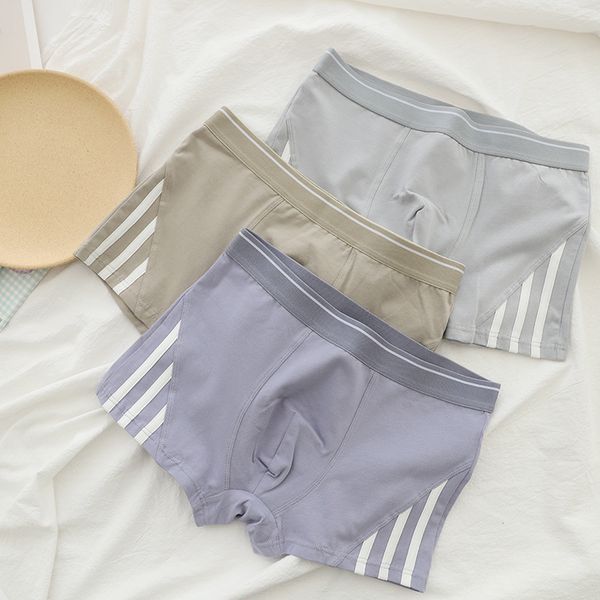 simple pure cotton traceless striped boxer shorts male fashion panties ns706 zk7l, Black;white
simple pure cotton traceless striped boxer shorts male fashion panties ns706 zk7l, Black;white