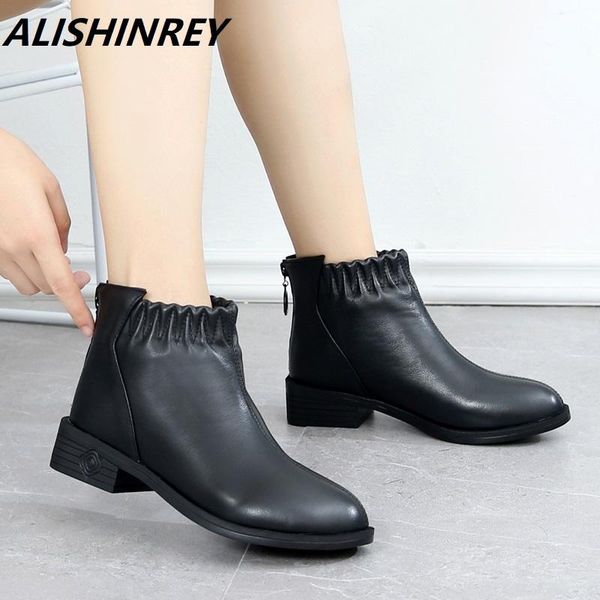 alishinrey fashion women boots autumn boots genuine leather ankle 2020 winter warm fur plush women shoes big size 43, Black
alishinrey fashion women boots autumn boots genuine leather ankle 2020 winter warm fur plush women shoes big size 43, Black