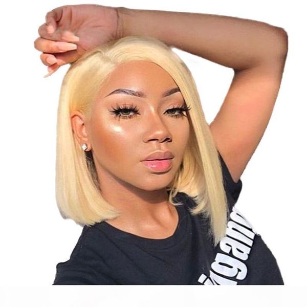 130%150%density blonde 613 bob straight lace frontal wigs with pre plucked hairline brazilian virgin human hair full lace wigs, Black;brown
130%150%density blonde 613 bob straight lace frontal wigs with pre plucked hairline brazilian virgin human hair full lace wigs, Black;brown