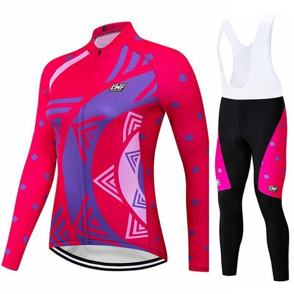 racing sets dwf female cycling jersey long sleeves road clothes spring autumn breathable bicycle women's set1, Black;blue
racing sets dwf female cycling jersey long sleeves road clothes spring autumn breathable bicycle women's set1, Black;blue