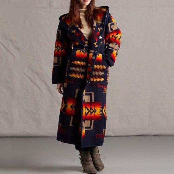 women's jackets long sleeve pocket lapel print retro loose fashion warm jacket for women, Black;brown
women's jackets long sleeve pocket lapel print retro loose fashion warm jacket for women, Black;brown