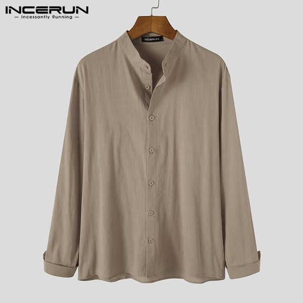 men's casual shirts incerun men shirt brand cotton solid color long sleeve breathable button lapel streetwear camisa masculina s-5xl, White;black
men's casual shirts incerun men shirt brand cotton solid color long sleeve breathable button lapel streetwear camisa masculina s-5xl, White;black