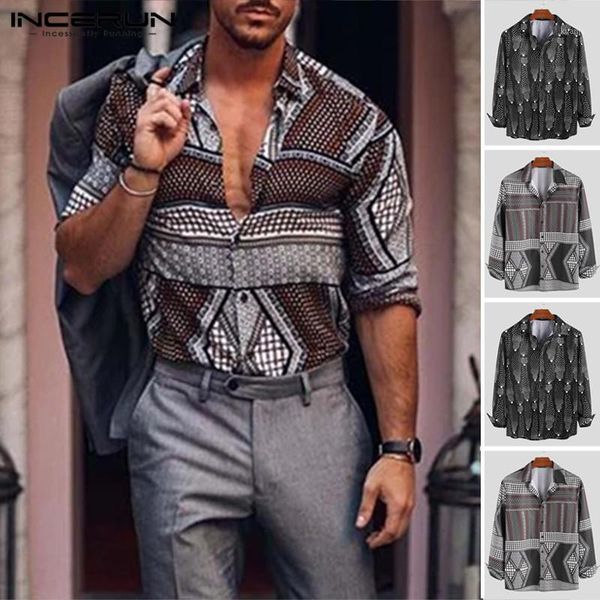 incerun printed men hawaiian shirt streetwear long sleeve lapel neck vacation casual camisa vintage breathable brand shirts 20201, White;black
incerun printed men hawaiian shirt streetwear long sleeve lapel neck vacation casual camisa vintage breathable brand shirts 20201, White;black