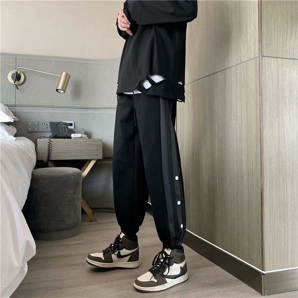 2021 new spring fashion new high street breasted leggings broad of men big sports pants hip better flus, Black
2021 new spring fashion new high street breasted leggings broad of men big sports pants hip better flus, Black