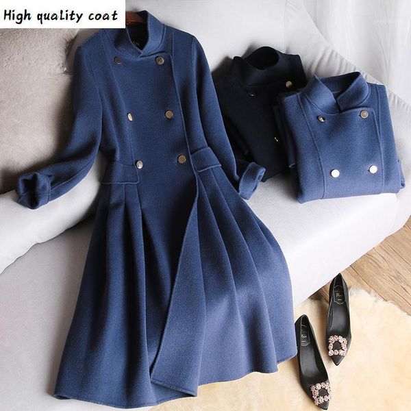 coat elegant 90% female wool cashmere blend women manteau femme 2020 korean ladies vintage woolen jacket abrigo mujer 9291, Black
coat elegant 90% female wool cashmere blend women manteau femme 2020 korean ladies vintage woolen jacket abrigo mujer 9291, Black