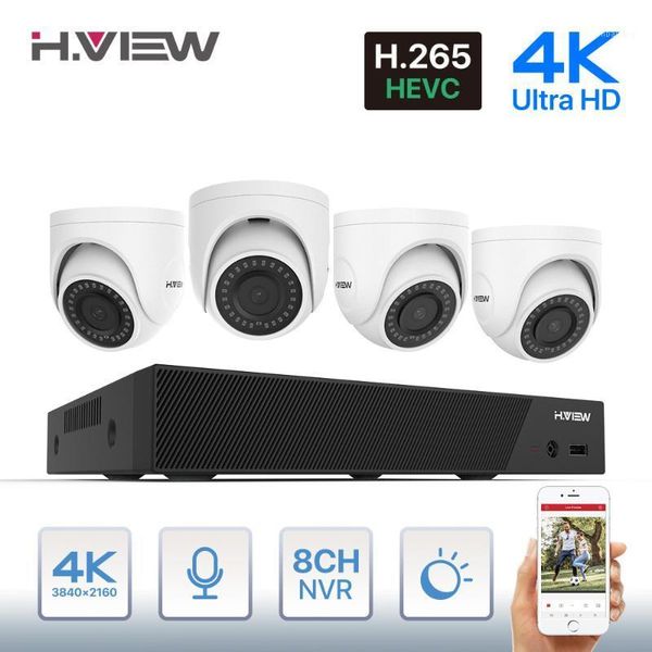 h.view 4k ultra hd video surveillance kit 8mp poe ip camera set 8ch dome security camera cctv system h.265 audio record nvr1
h.view 4k ultra hd video surveillance kit 8mp poe ip camera set 8ch dome security camera cctv system h.265 audio record nvr1