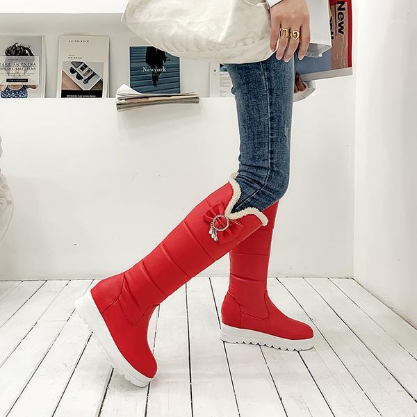 knee high snow boots women shoes heihgt increasing wedges platform winter boots waterproof thick fur warm lady1, Black
knee high snow boots women shoes heihgt increasing wedges platform winter boots waterproof thick fur warm lady1, Black