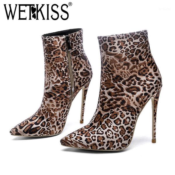 boots wetkiss stiletto heels ankle women leopard pointed toe footwear fashion booties satin party female shoes 20211, Black
boots wetkiss stiletto heels ankle women leopard pointed toe footwear fashion booties satin party female shoes 20211, Black