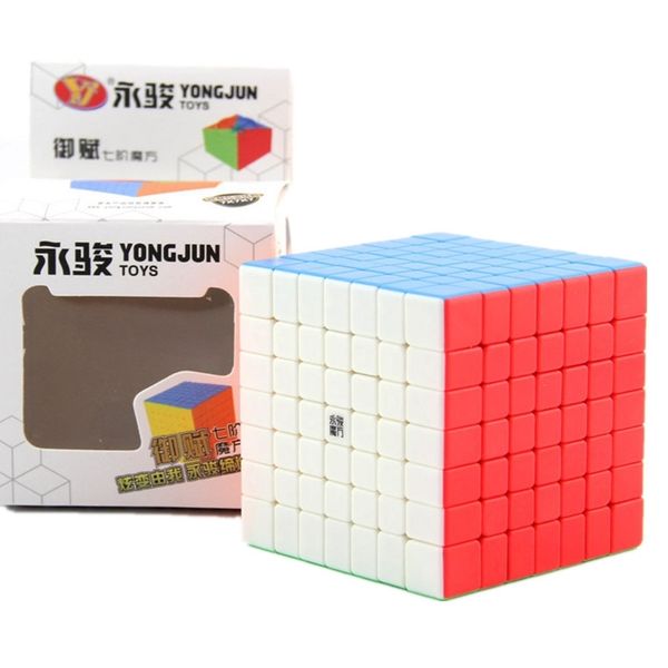 yj 7x7 magic cube 69.5mm yufu 7x7x7 magic cube 7layers speed cube professional cubo magico puzzle toy for children kids gift y200428
yj 7x7 magic cube 69.5mm yufu 7x7x7 magic cube 7layers speed cube professional cubo magico puzzle toy for children kids gift y200428