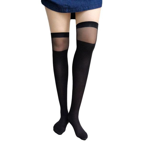 socks & hosiery black women stockings mesh patchwork high knee transparent long female nylon silk medias de mujer, Black;white
socks & hosiery black women stockings mesh patchwork high knee transparent long female nylon silk medias de mujer, Black;white