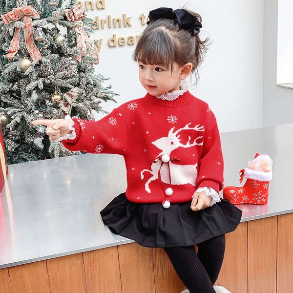 new christmas 2020 children's foreign sle red thickened bottom coat girls' winter knitted sweater fashion, Blue
new christmas 2020 children's foreign sle red thickened bottom coat girls' winter knitted sweater fashion, Blue