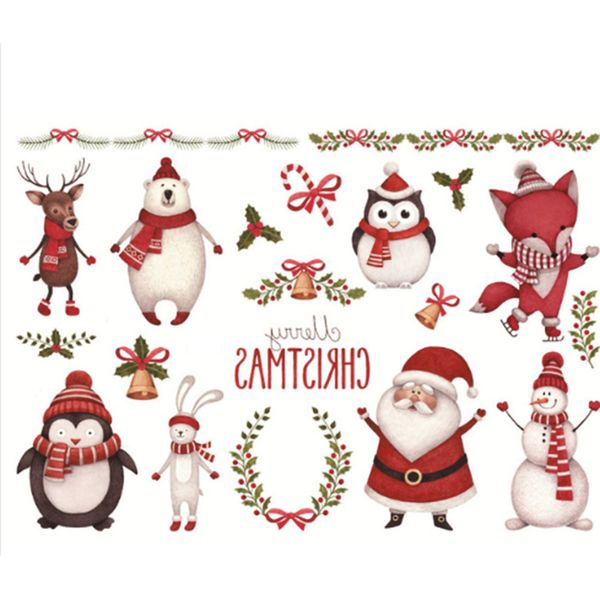 1 sheet christmas sticker design of kawaii santa claus/elk/snowman/christmas tree/wreath for childern sketching album stationery
1 sheet christmas sticker design of kawaii santa claus/elk/snowman/christmas tree/wreath for childern sketching album stationery