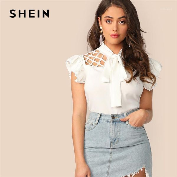shein elegant white tie neck cutout yoke layered ruffle armhole cap sleeve blouse women summer office lady workwear blouses1
shein elegant white tie neck cutout yoke layered ruffle armhole cap sleeve blouse women summer office lady workwear blouses1