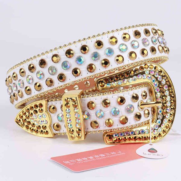 2021 new genuine leather luxury rhinestone belt casual fashion crystal bling dimond studded belts for woman man designer cinto aa220312, Black;brown
2021 new genuine leather luxury rhinestone belt casual fashion crystal bling dimond studded belts for woman man designer cinto aa220312, Black;brown