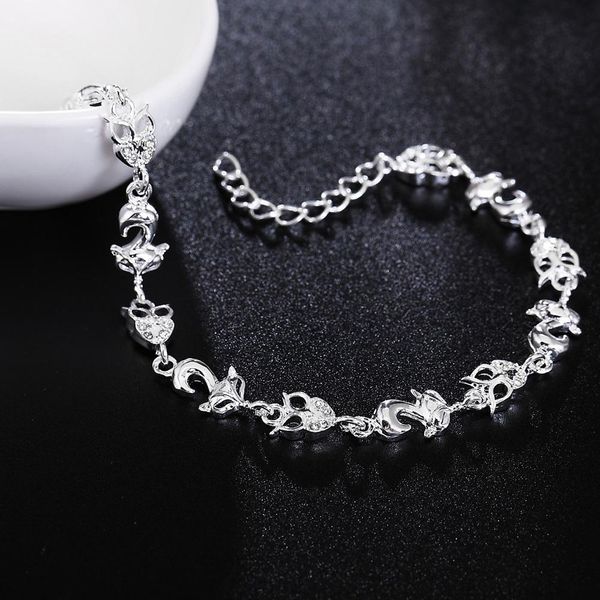 beautiful bracelet noble pretty fashion wedding party silver cute fox lady nice new women bracelet jewelry h sqcscp, Black
beautiful bracelet noble pretty fashion wedding party silver cute fox lady nice new women bracelet jewelry h sqcscp, Black