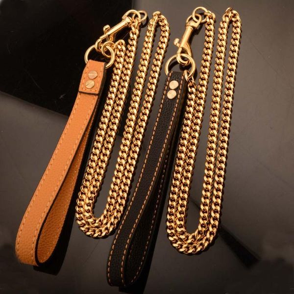 316l stainless steel pet dog chain leash heavy duty daily training handle pet traction rope outdoor walking training cuba chain, Silver
316l stainless steel pet dog chain leash heavy duty daily training handle pet traction rope outdoor walking training cuba chain, Silver
