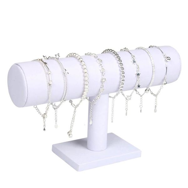 portable velvet/pu leather bracelet bangle necklace display stand holder watch jewelry organizer t-bar rack xin-shipping, Black
portable velvet/pu leather bracelet bangle necklace display stand holder watch jewelry organizer t-bar rack xin-shipping, Black