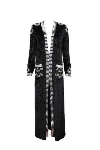 3 colors fashion women coat black grey brown beading long faux suede coat 20201, Black;brown
3 colors fashion women coat black grey brown beading long faux suede coat 20201, Black;brown