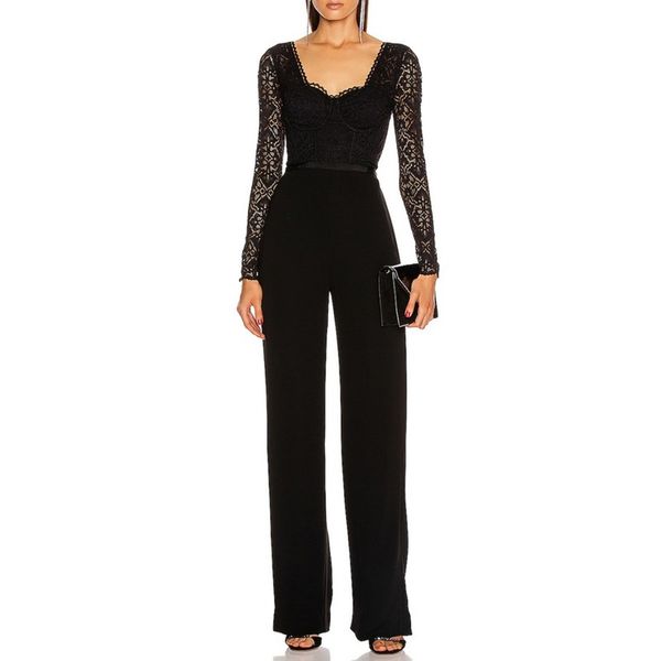 fall 2020 new floral women's fashions long sleeve v-neck bandage overalls goa7, Black;white
fall 2020 new floral women's fashions long sleeve v-neck bandage overalls goa7, Black;white