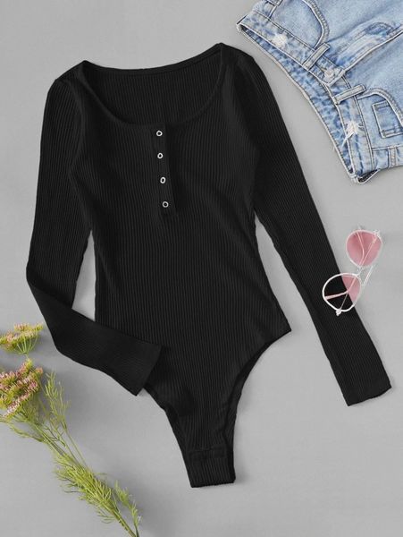 plus snap front rib-knit bodysuit f9bw#, Black
plus snap front rib-knit bodysuit f9bw#, Black